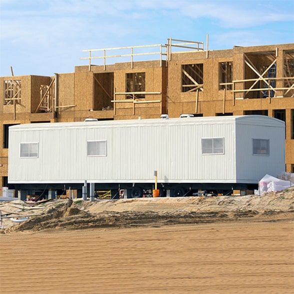 in addition to construction & jobsite shower trailers, we also offer portable restroom facilities to meet the needs of construction sites